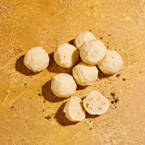 White Chocolate, Cardamom & Pistachio Truffle