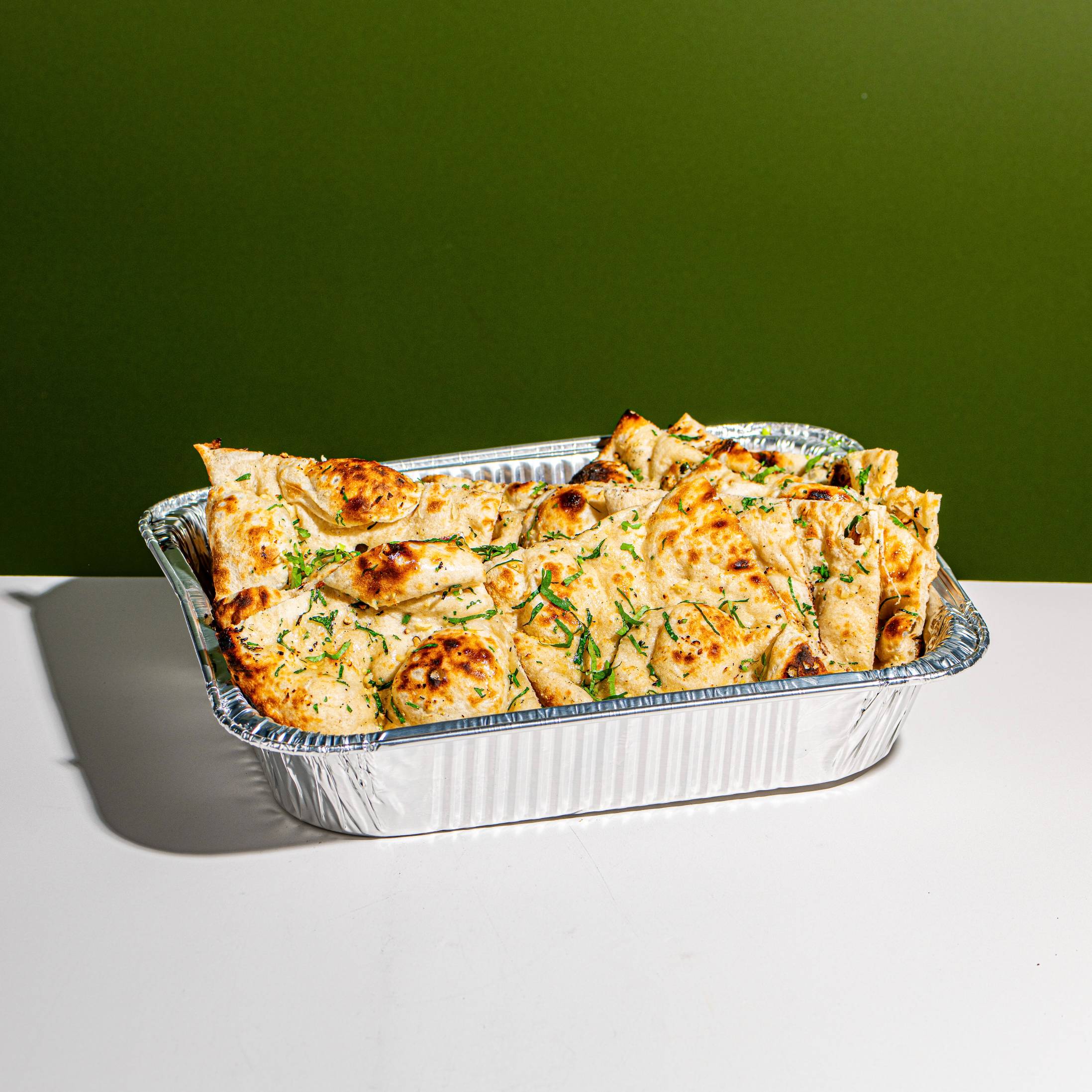 Catering Garlic Naan