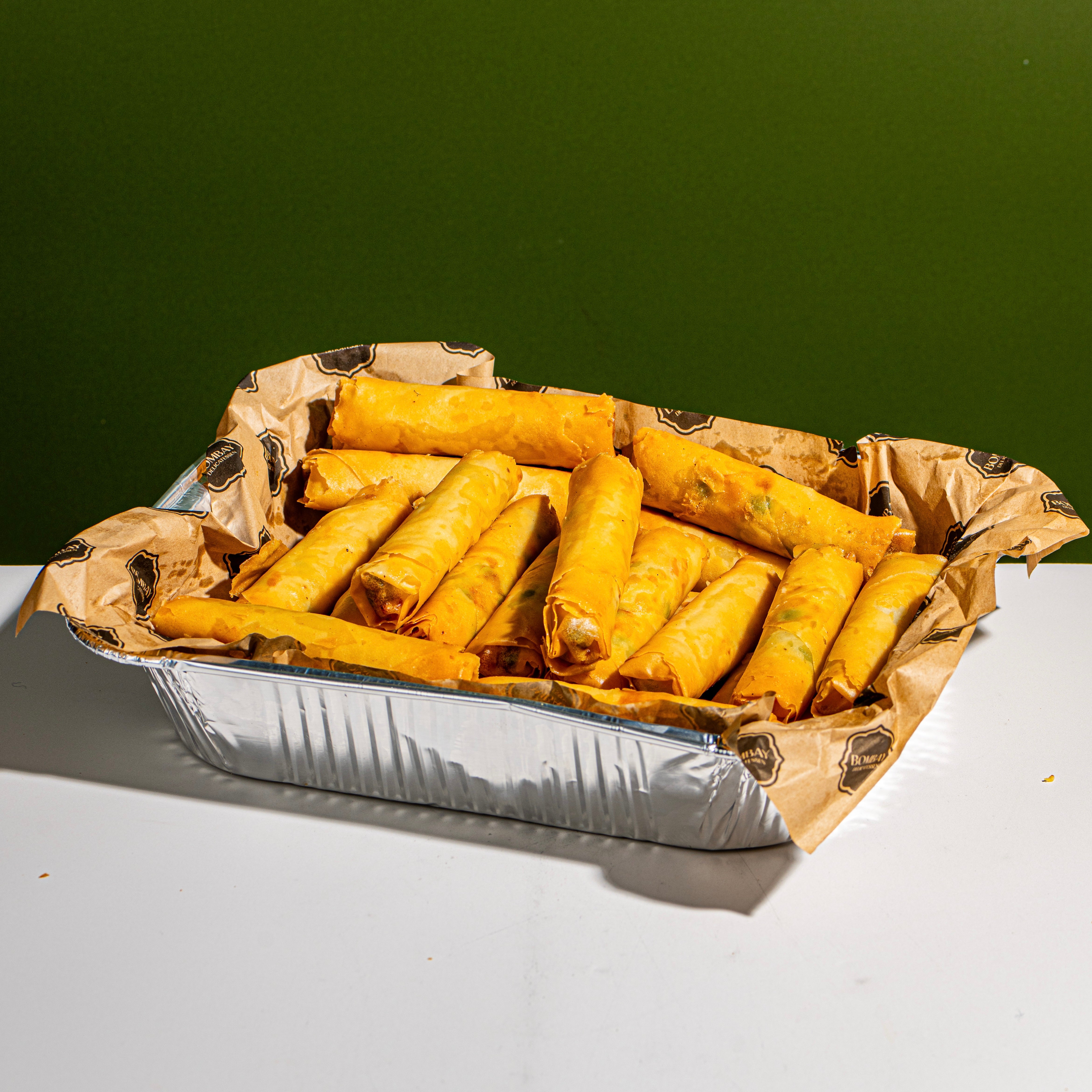 Catering Paneer Spring Rolls – WB Bombay Delicatessen