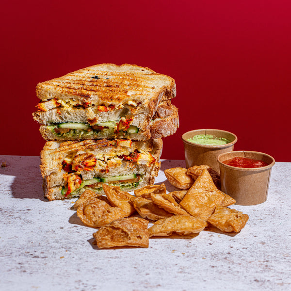 Chilli Chicken Grilled Sandwich